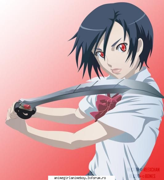 saya - anime girl - Blood+